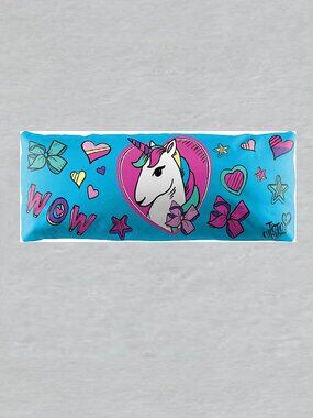JoJo Siwa Unicorn Body Pillow Cover measures 20 x 54 inches